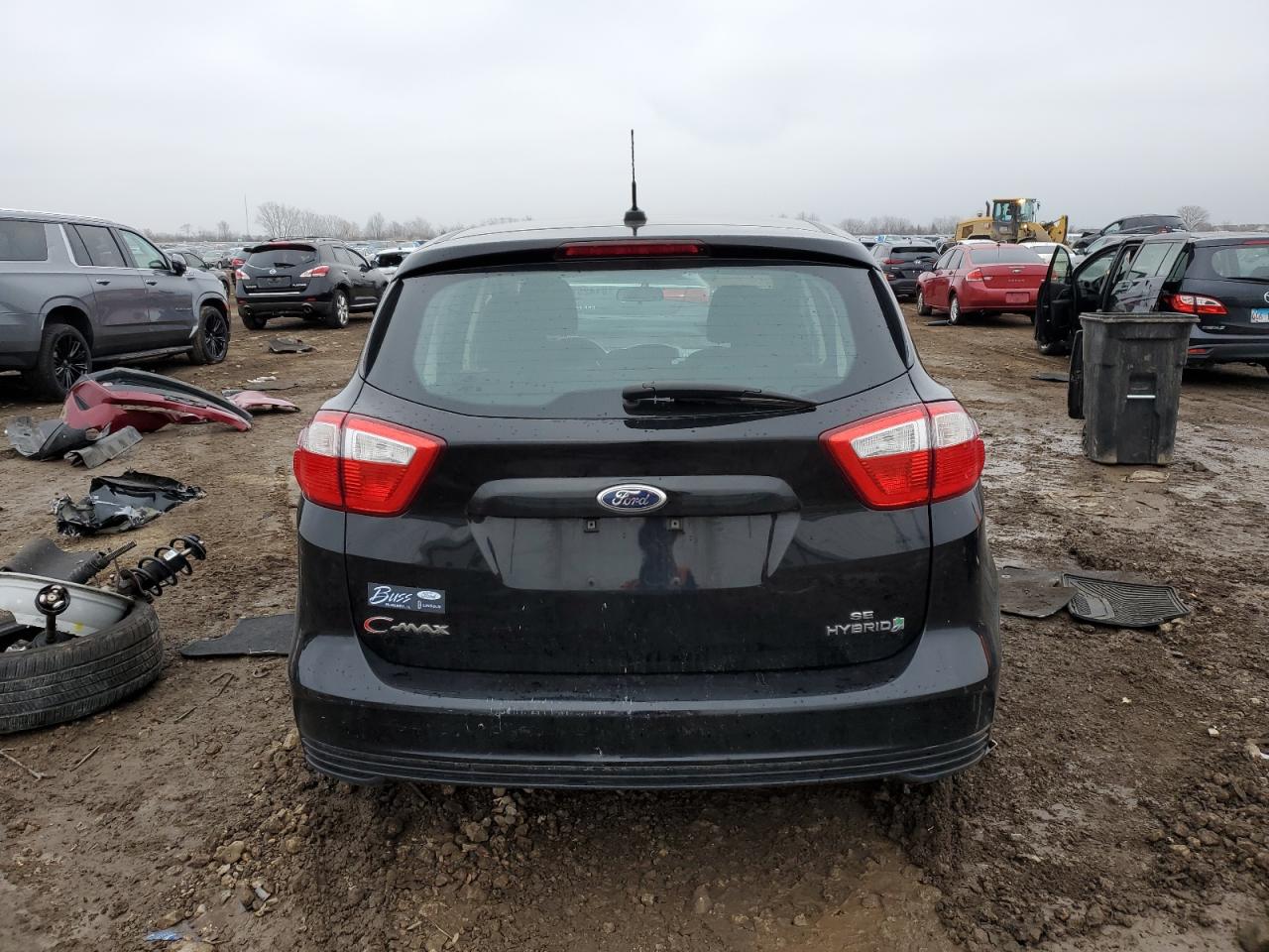 2016 Ford C-MAX VIN 1FADP5AU8GL119540 Copart auction photo, front end / side damage thumbnail 6