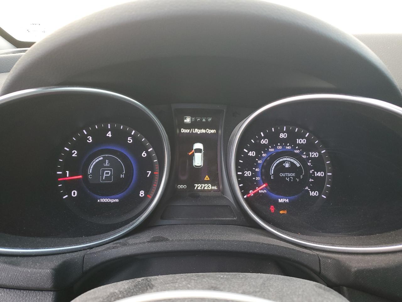 2015 Hyundai Santa Fe VIN 5XYZW4LAXFG292020 Copart auction photo, front end damage thumbnail 9