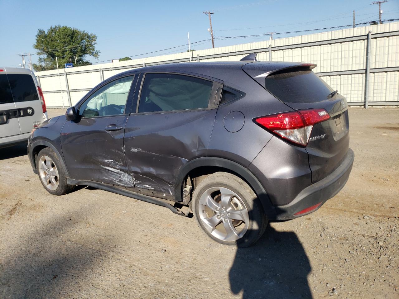 2021 Honda HR-V VIN 3CZRU5H35MM709835 Copart auction photo, side / front end damage thumbnail 2