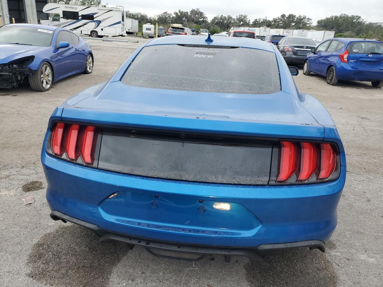 2020 Ford Mustang VIN 1FA6P8CF0L5157965 Copart auction photo, front end / undercarriage damage thumbnail 6