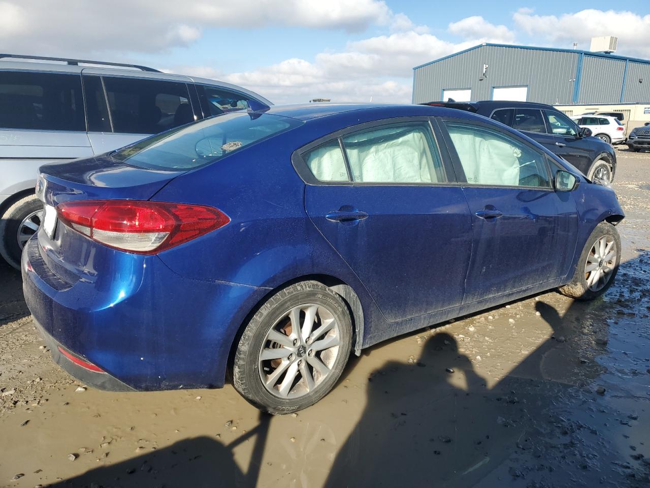 2017 KIA Forte VIN 3KPFL4A79HE132164 Copart auction photo, front end damage thumbnail 3
