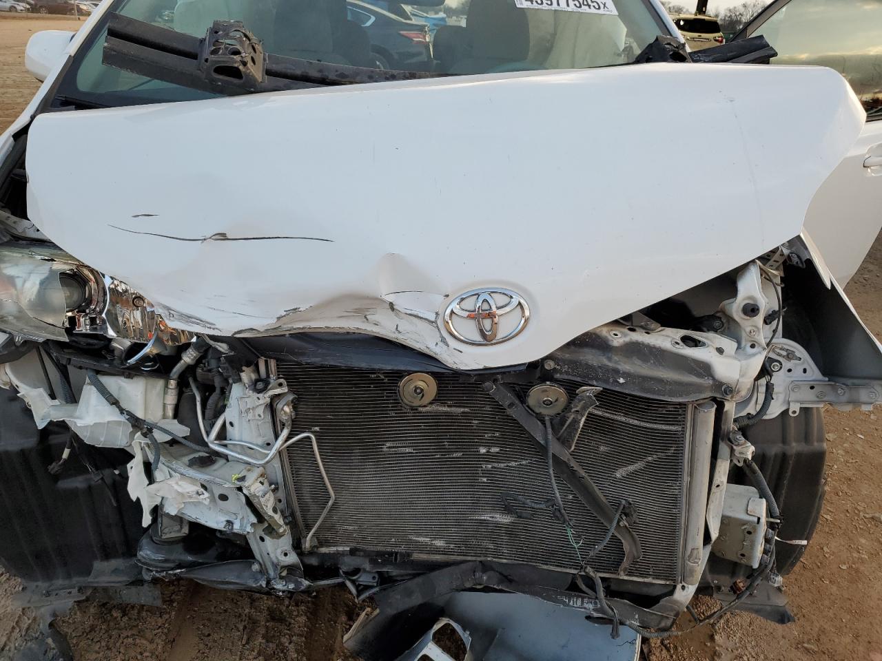 2014 Toyota Sienna VIN 5TDKK3DC5ES447596 Copart auction photo, front end damage thumbnail 13