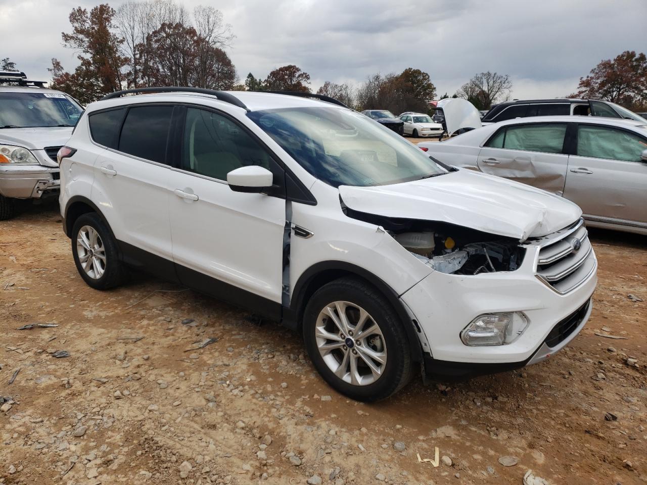 2018 Ford Escape VIN 1FMCU9GD3JUC54614 Copart auction photo, front end / mechanical damage thumbnail 4