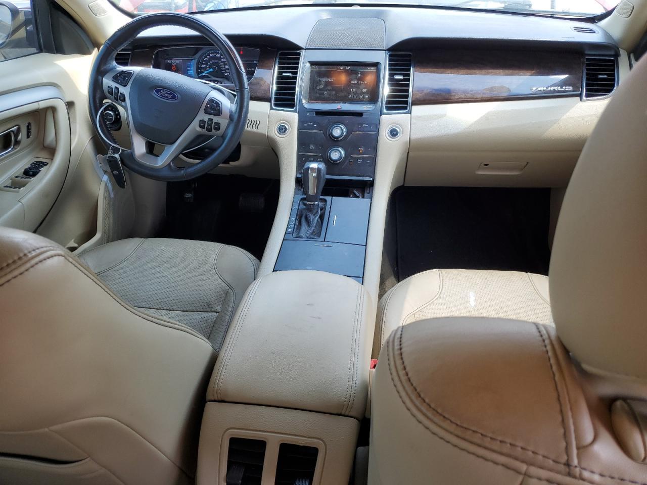 2014 Ford Taurus VIN 1FAHP2F8XEG106001 Copart auction photo, rear end / front end damage thumbnail 8