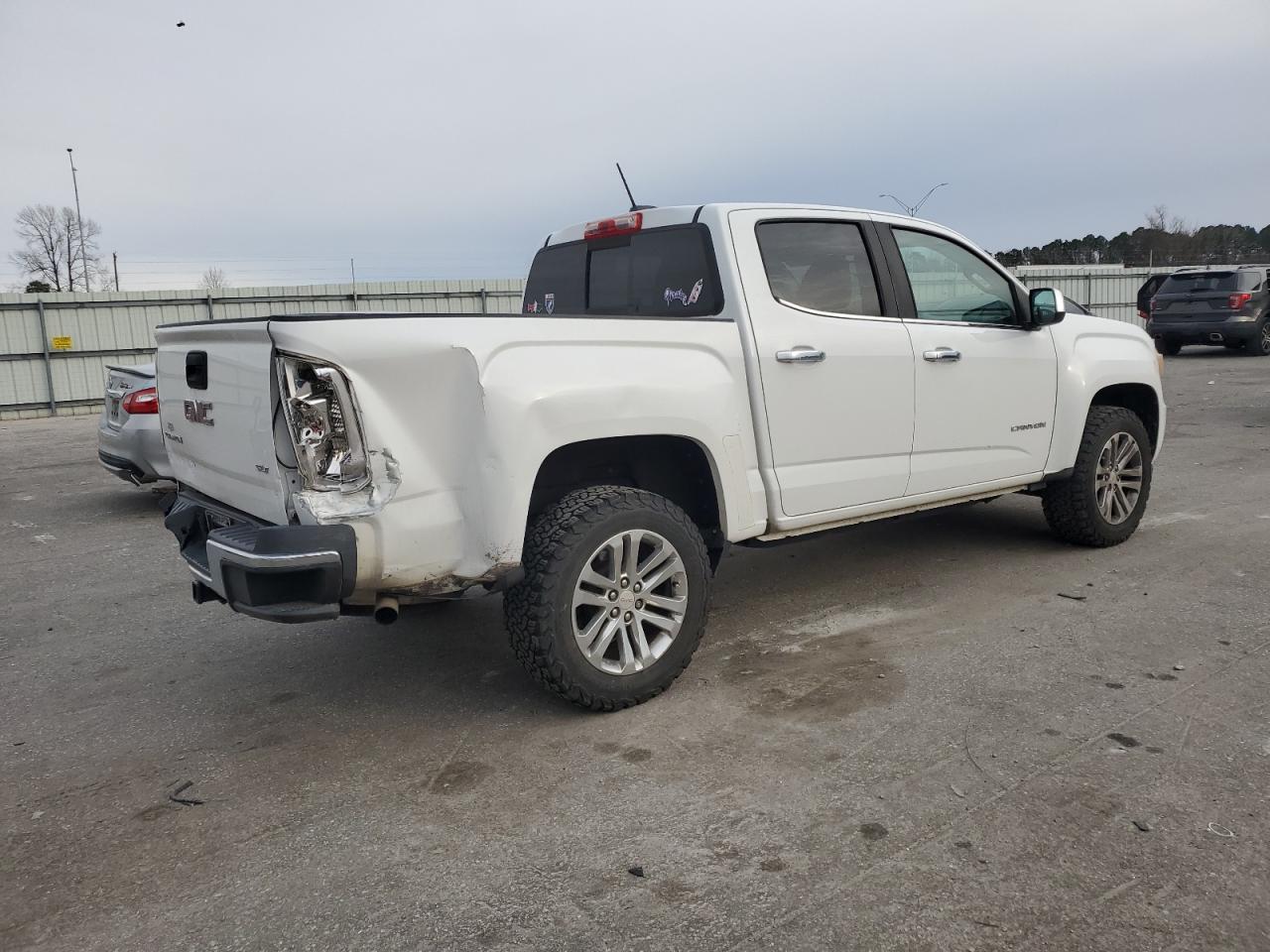 2016 GMC Canyon VIN 1GTG5DE3XG1109256 Copart auction photo, rear end / side damage thumbnail 3