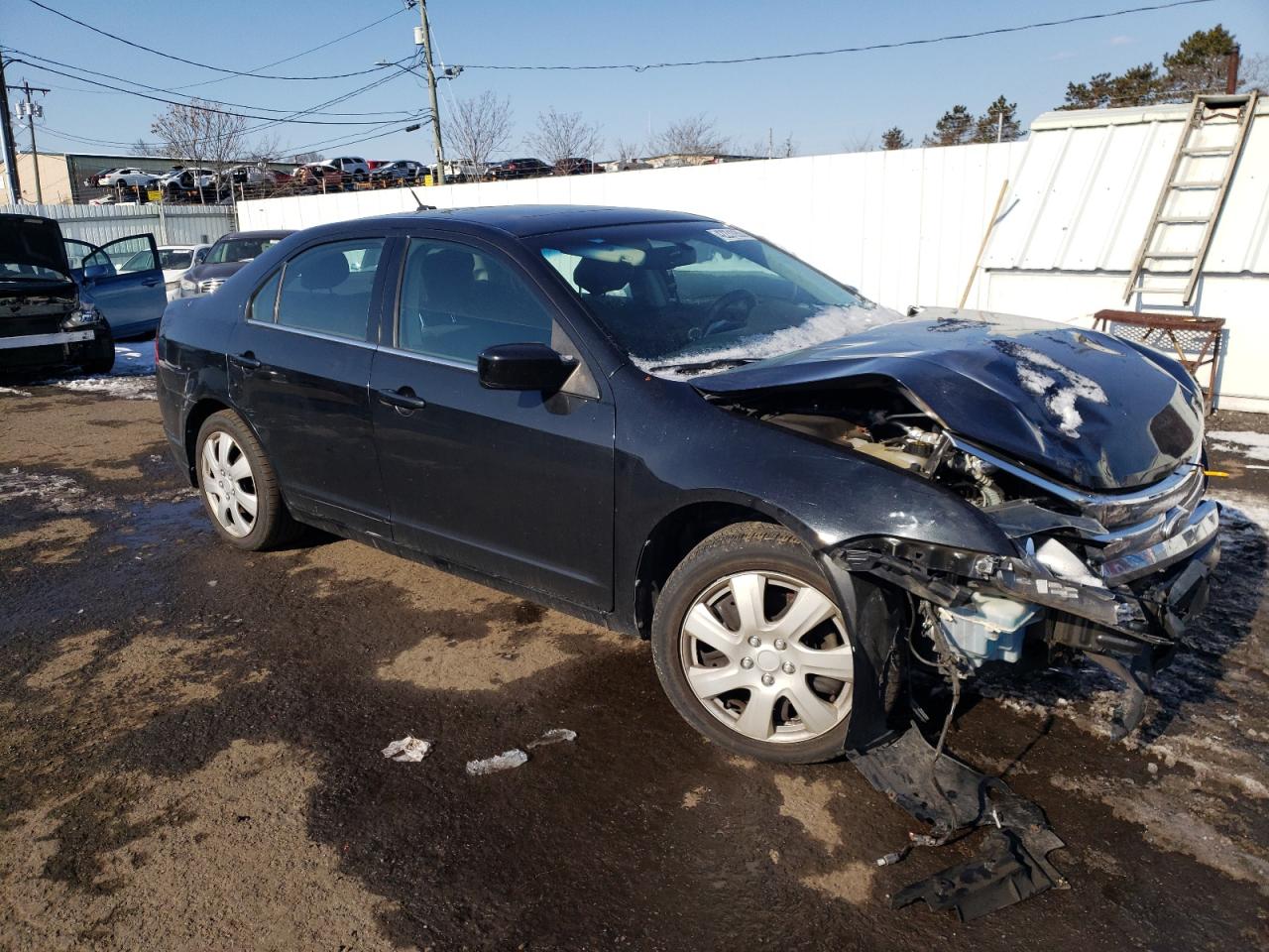 2011 Ford Fusion VIN 3FAHP0HA4BR118735 Copart auction photo, front end damage thumbnail 4