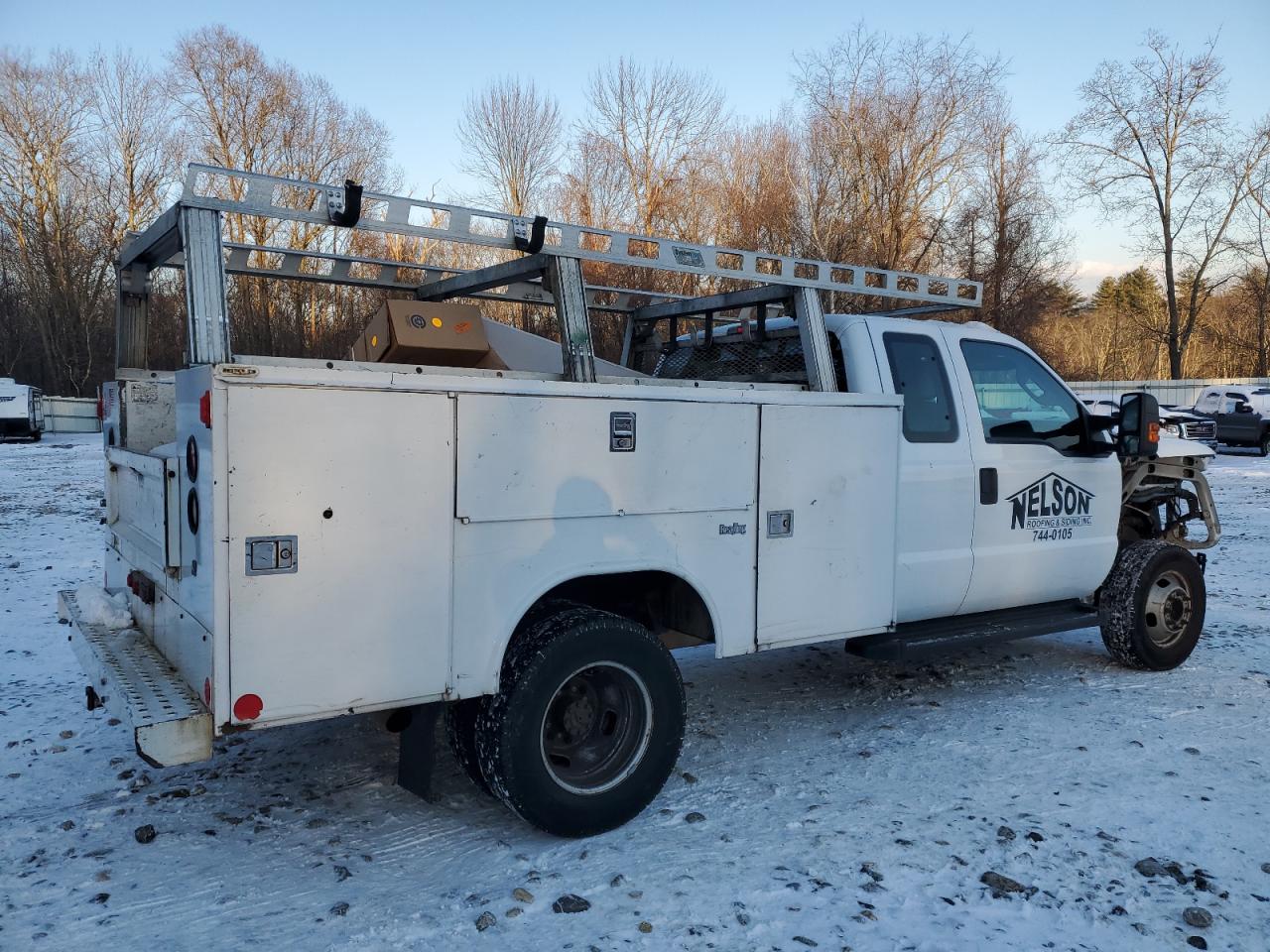 2015 Ford F350 VIN 1FD8X3H63FEC91531 Copart auction photo, front end / side damage thumbnail 3