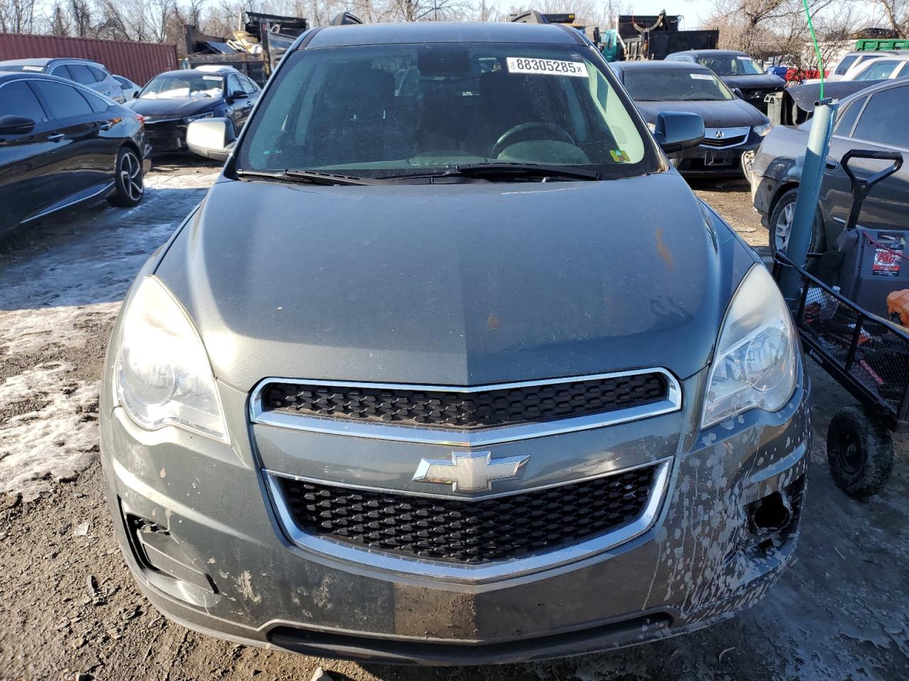 2013 Chevrolet Equinox VIN 2GNFLEEKXD6255476 Copart auction photo, front end / mechanical damage thumbnail 5