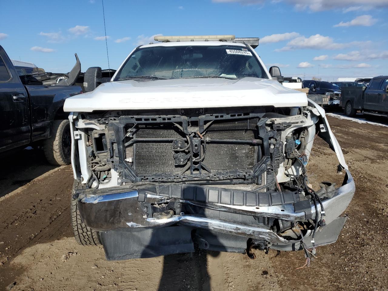 2020 Ford F350 VIN 1FD8W3HTXLEC54867 Copart auction photo, front end / side damage thumbnail 5