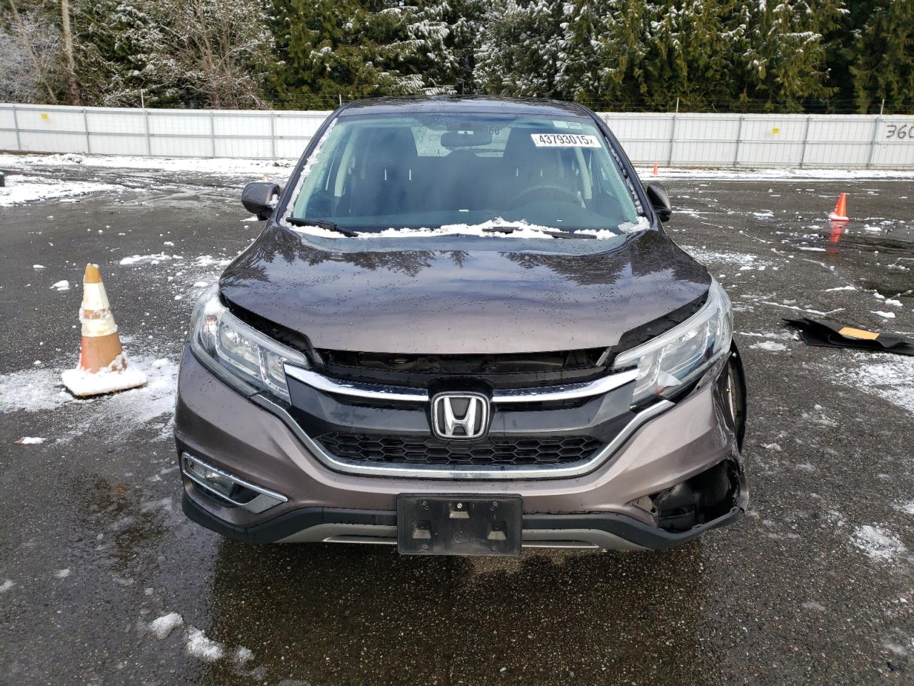 2016 Honda CR-V VIN 2HKRM4H59GH645049 Copart auction photo, front end damage thumbnail 5