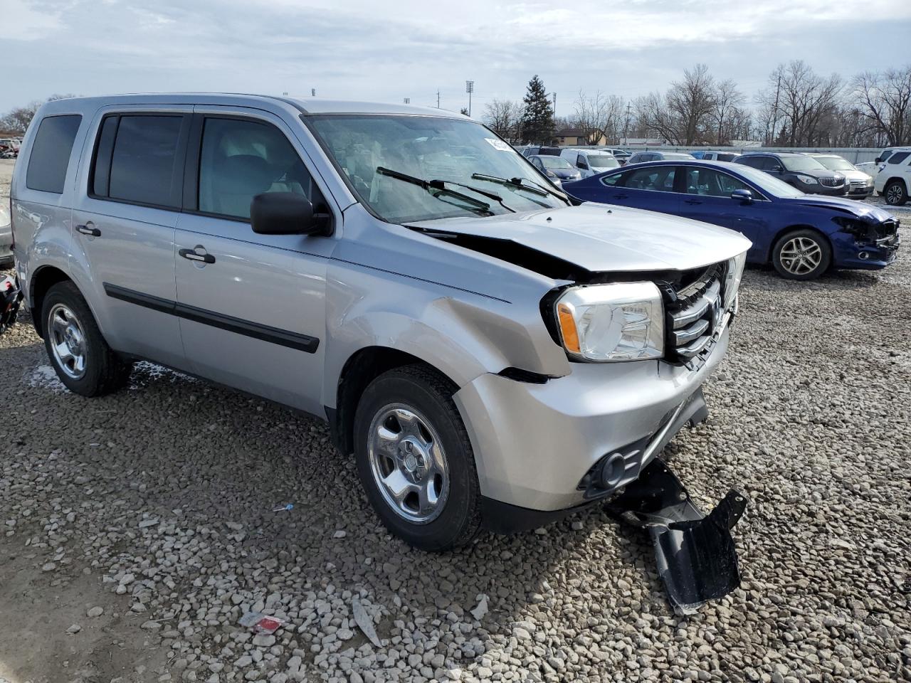 2015 Honda Pilot VIN 5FNYF4H29FB023348 Copart auction photo, front end damage thumbnail 4