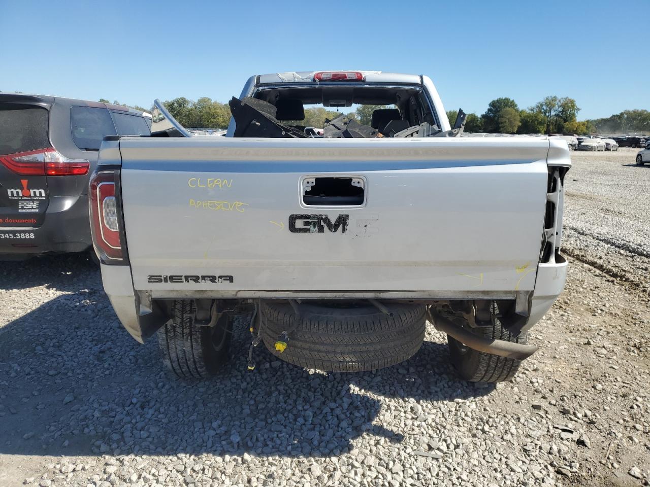 2016 GMC Sierra VIN 1GTV2NEC6GZ290993 Copart auction photo, rejected repair damage thumbnail 6