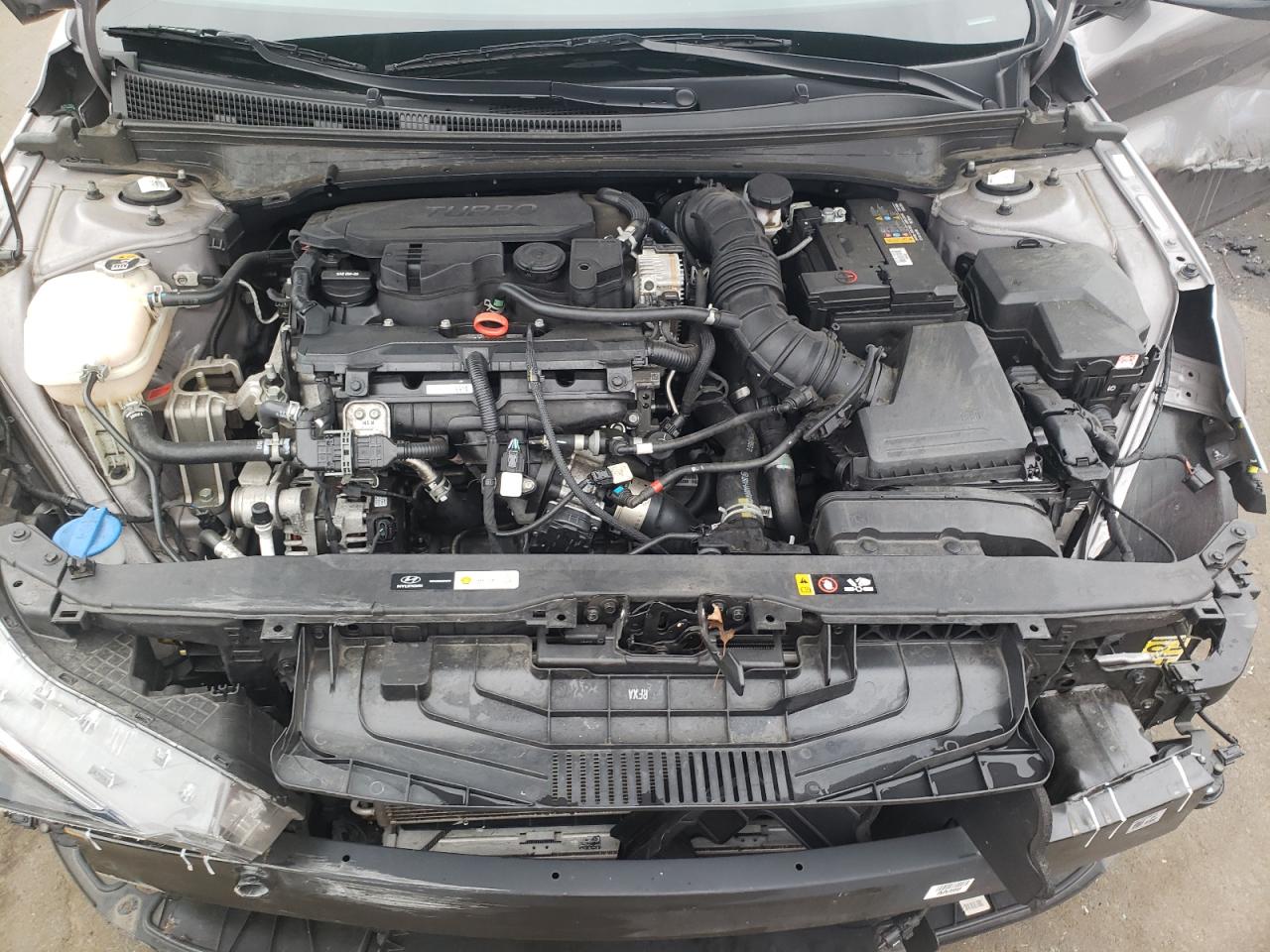 2023 Hyundai Elantra VIN KMHLR4AF1PU433001 Copart auction photo, all over damage thumbnail 13