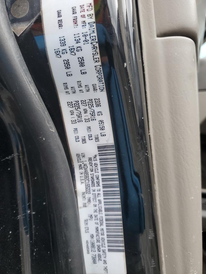 2002 Jeep Grand Cherokee VIN 1J4GX48S82C155222 Copart auction photo, front end damage thumbnail 13