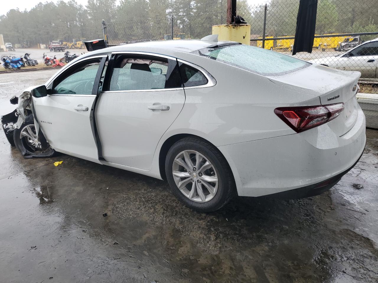 2020 Chevrolet Malibu VIN 1G1ZD5ST5LF077196 Copart auction photo, side / front end damage thumbnail 2