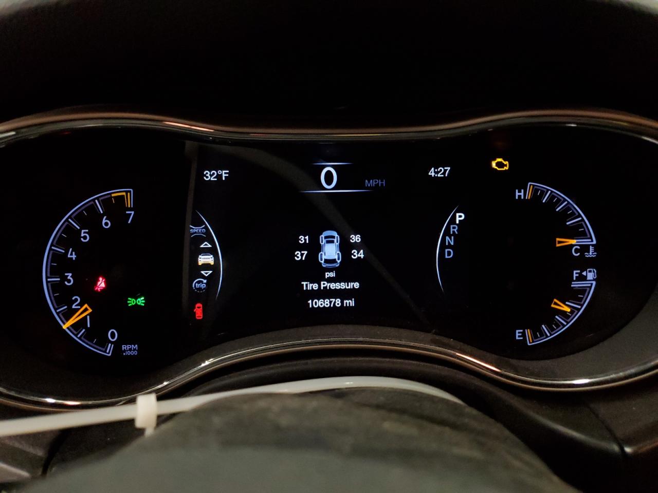 2017 Jeep Grand Cherokee VIN 1C4RJFAG9HC845202 Copart auction photo, front end / hail damage thumbnail 9