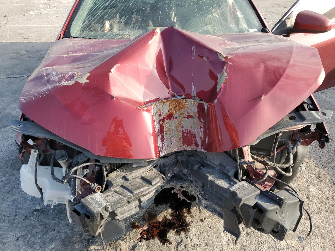 2017 Toyota Camry VIN 4T1BF1FK3HU687660 Copart auction photo, front end / top/roof damage thumbnail 11