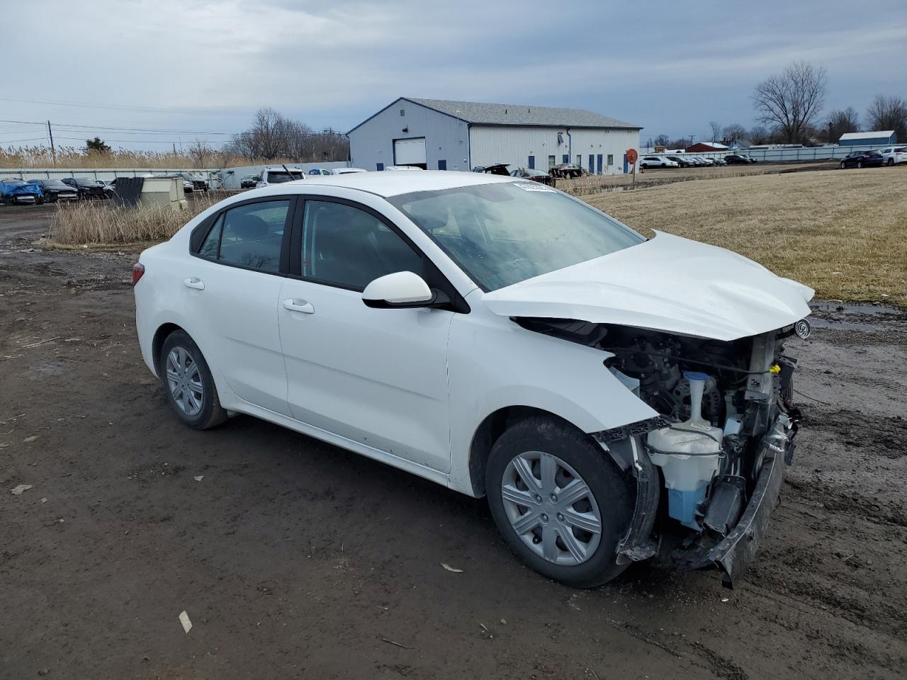 2021 KIA Rio VIN 3KPA24AD2ME430326 Copart auction photo, front end damage thumbnail 4