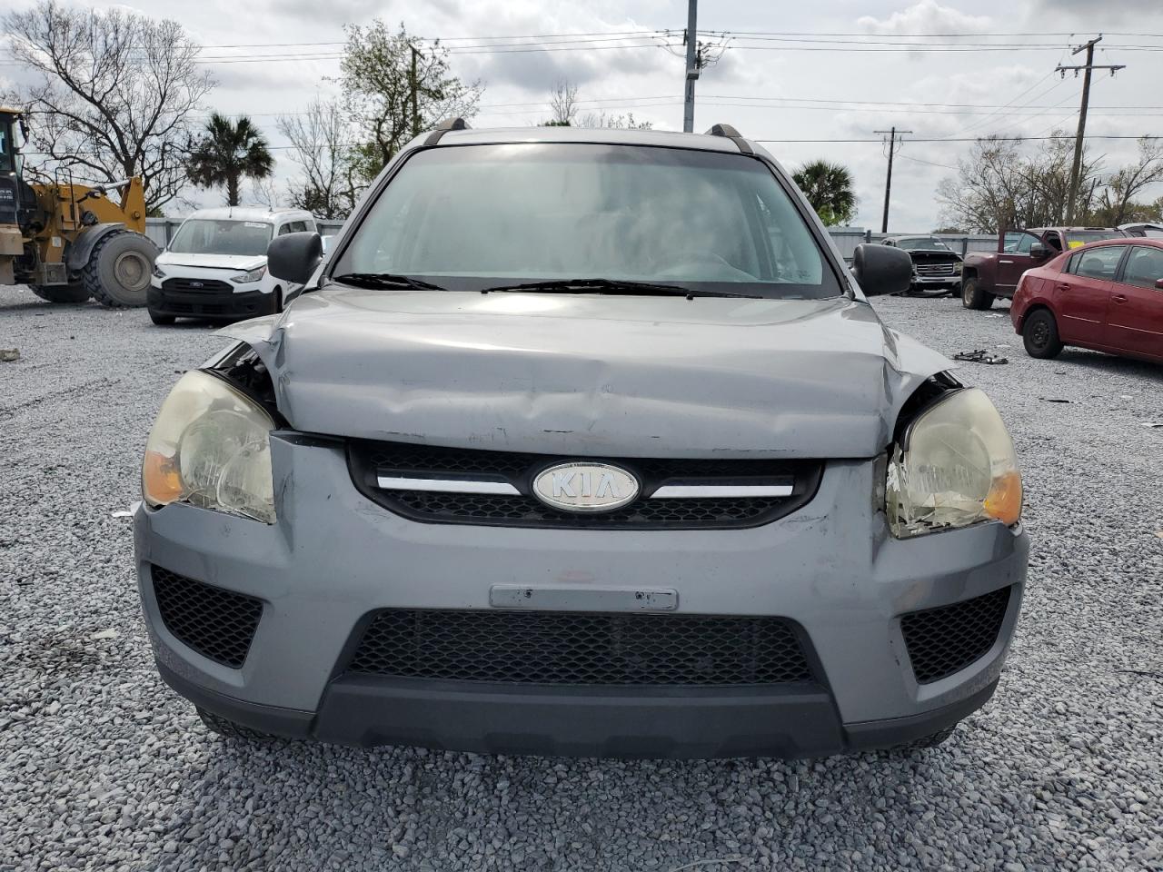 2010 KIA Sportage VIN KNDKGCA36A7705196 Copart auction photo, front end damage thumbnail 5