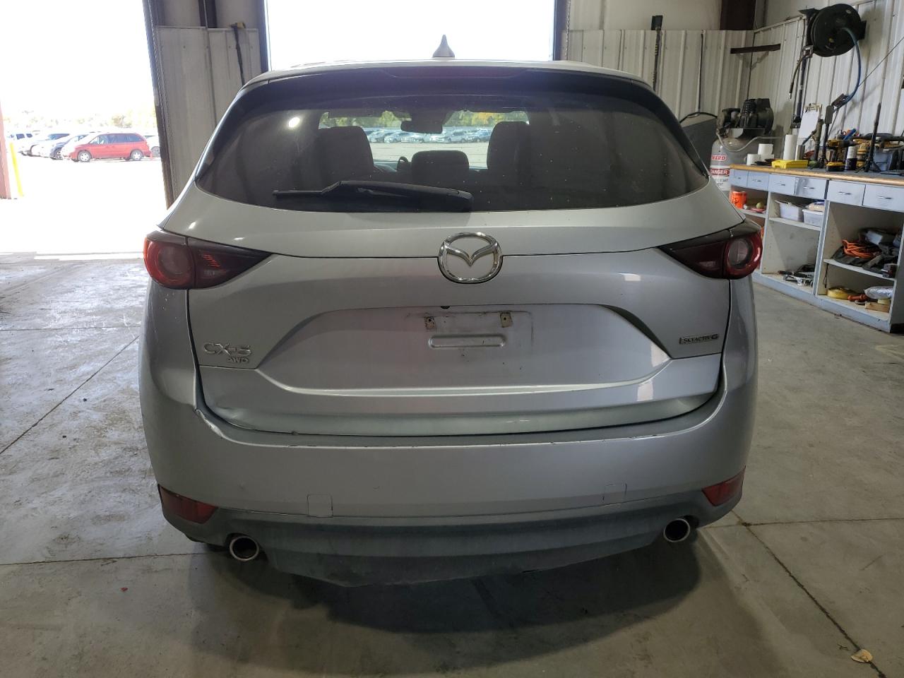 2021 Mazda CX-5 VIN JM3KFBCM8M0359093 Copart auction photo, front end / side damage thumbnail 6