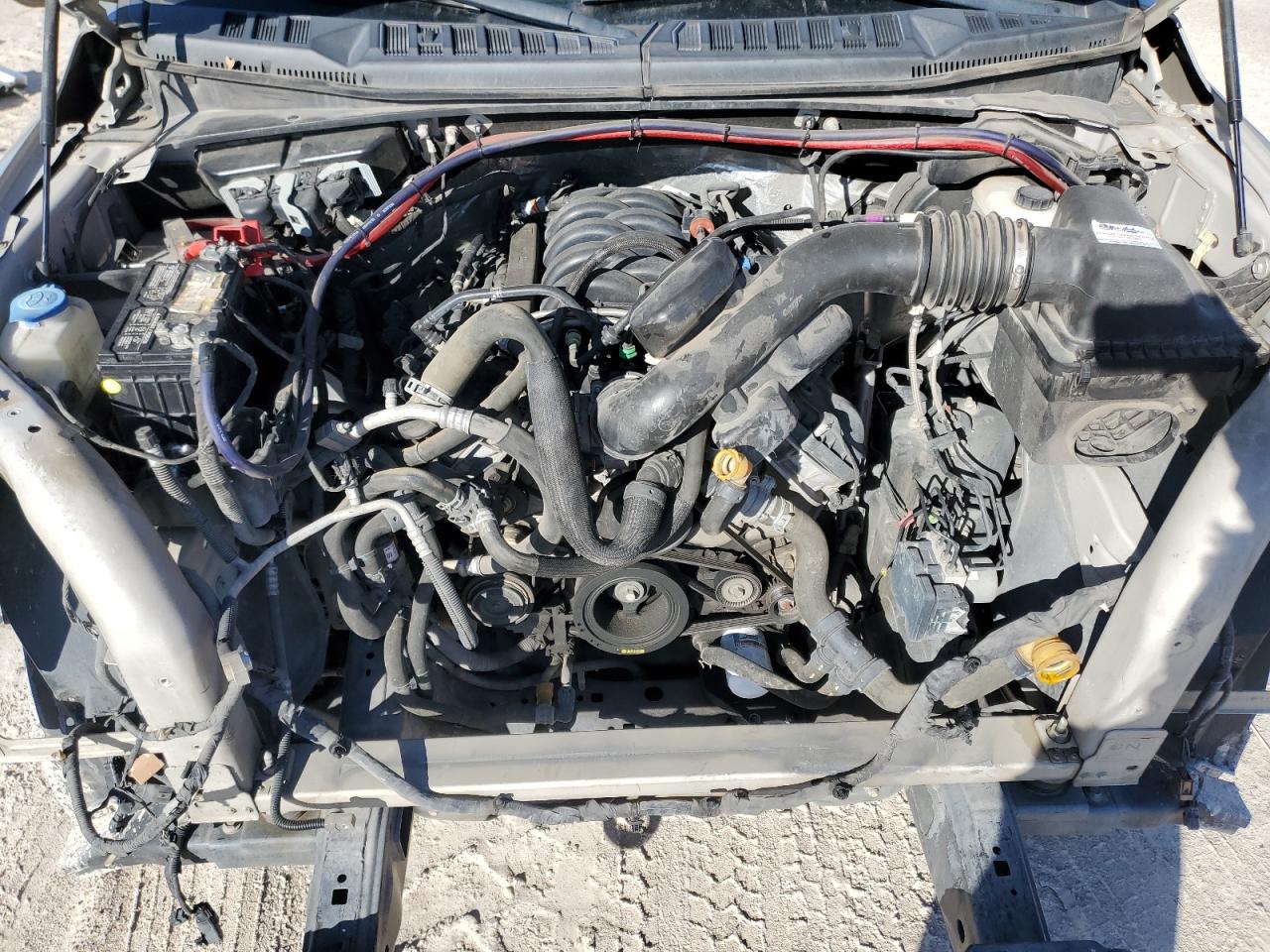 2018 Ford F-150 VIN 1FTEW1E55JKF43817 Copart auction photo, front end / rear end damage thumbnail 11