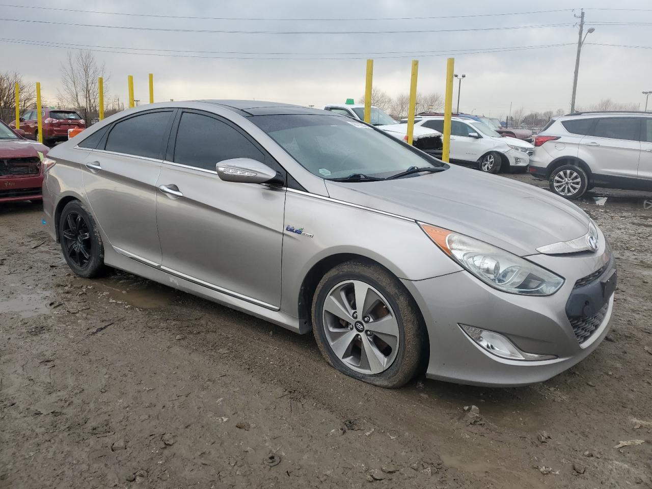 2011 Hyundai Sonata VIN KMHEC4A4XBA014678 Copart auction photo, normal wear / mechanical damage thumbnail 4