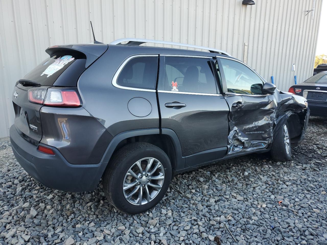 2020 Jeep Grand Cherokee VIN 1C4PJLLB3LD649122 Copart auction photo, side / front end damage thumbnail 3