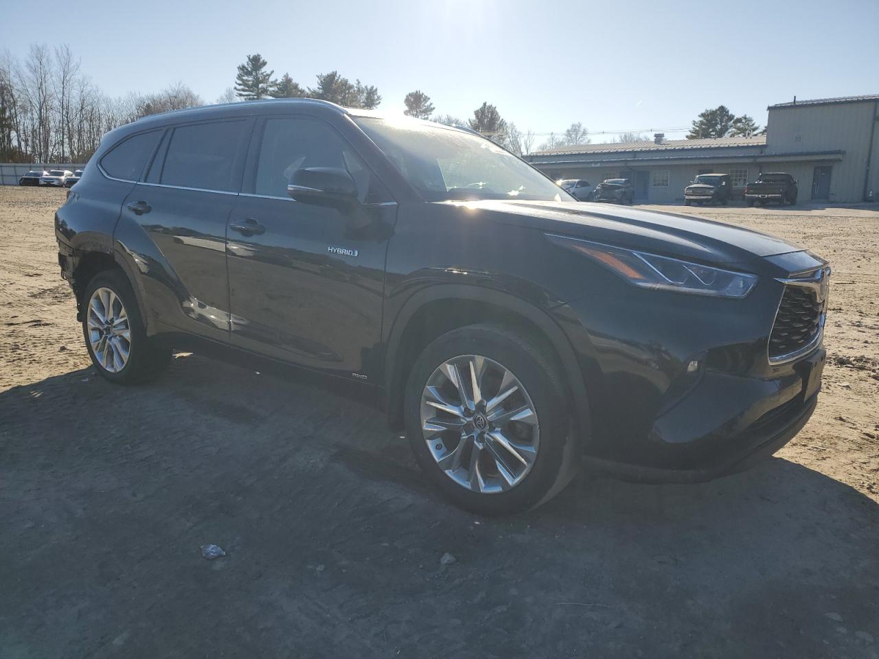 2020 Toyota Highlander VIN 5TDXBRCHXLS008980 Copart auction photo, rear end damage thumbnail 4