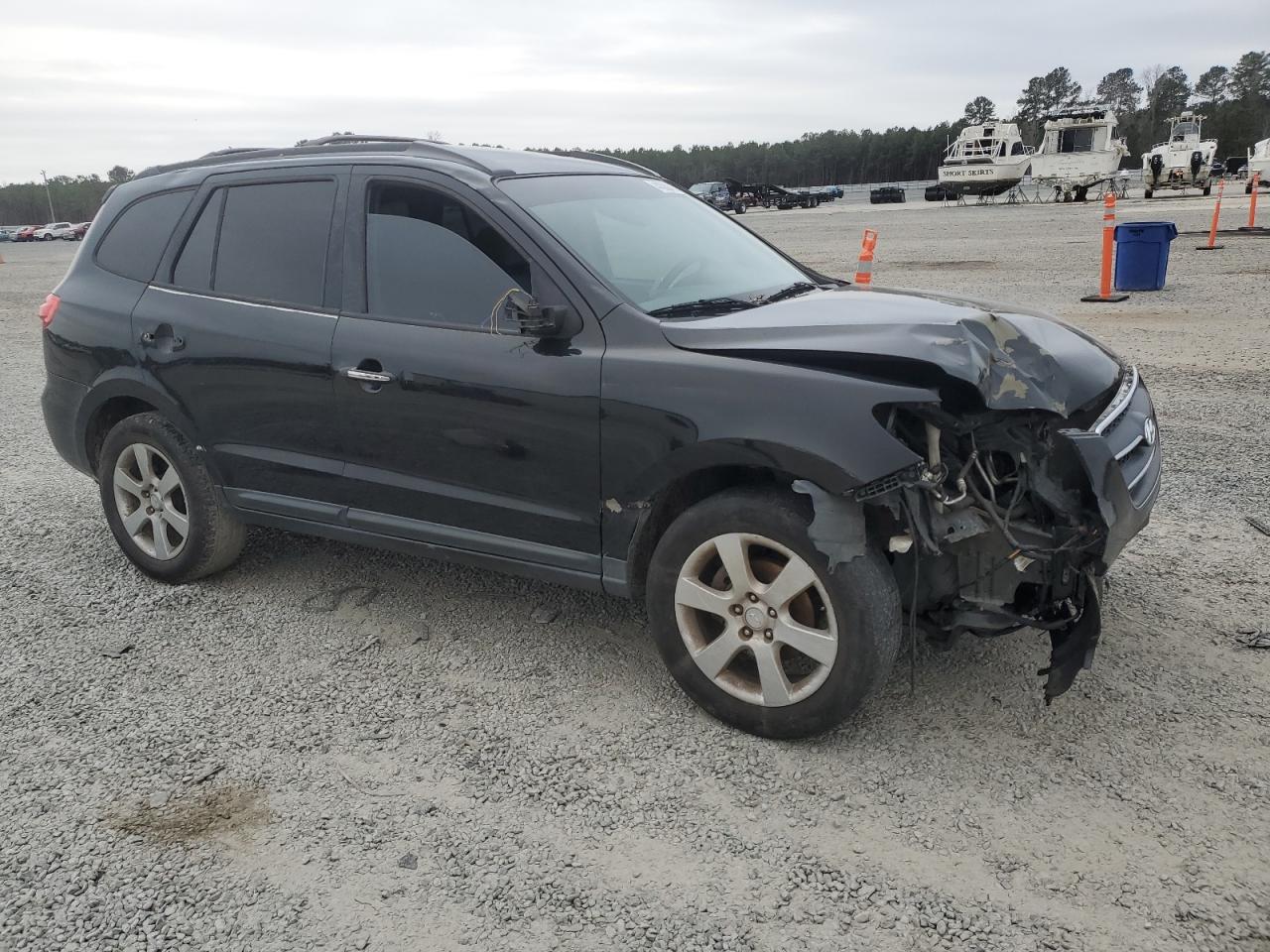 2009 Hyundai Santa Fe VIN 5NMSH13E79H307323 Copart auction photo, front end damage thumbnail 4