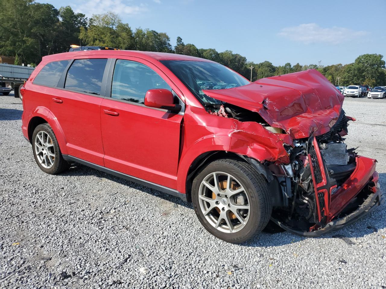 2018 Dodge Journey VIN 3C4PDDEG3JT390421 Copart auction photo, front end damage thumbnail 4