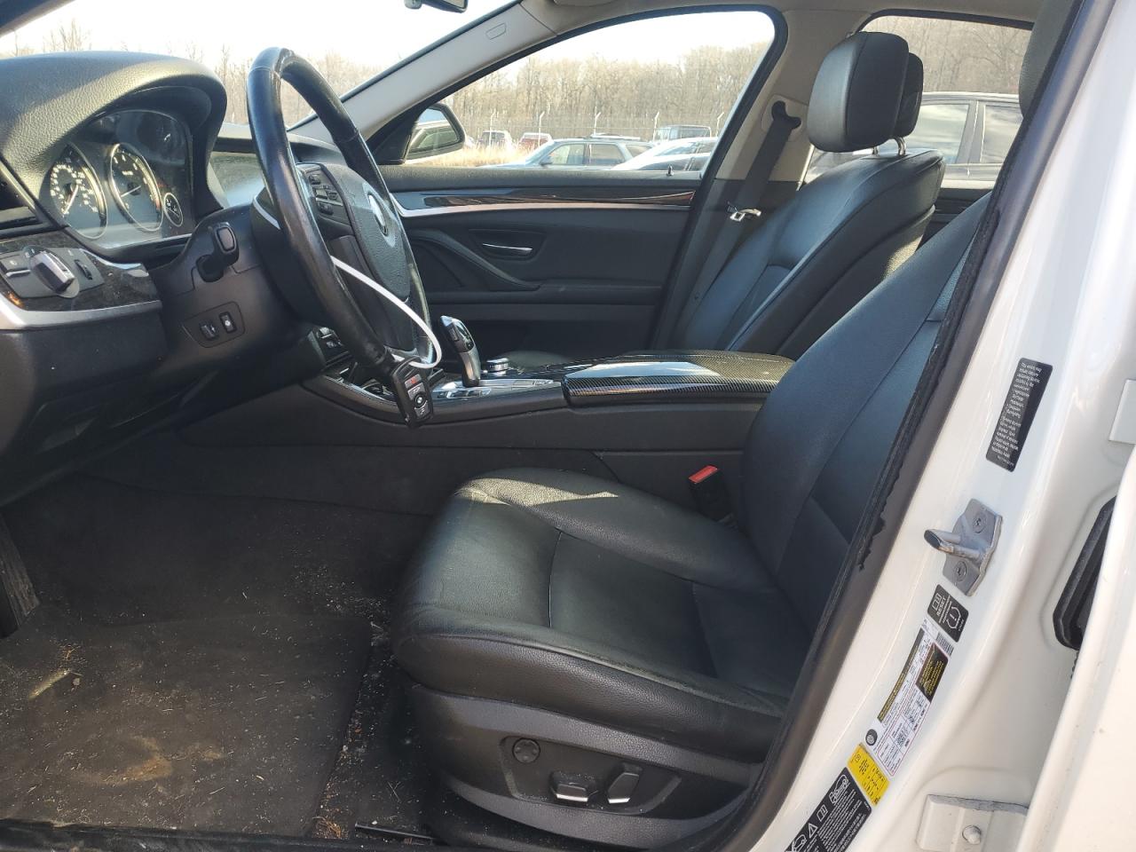 2013 BMW 5er VIN WBAXH5C5XDD114627 Copart auction photo, side damage thumbnail 7