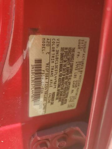 2007 Nissan Versa VIN 3N1BC13E57L449879 Copart auction photo, hail / minor dent/scratches damage thumbnail 12