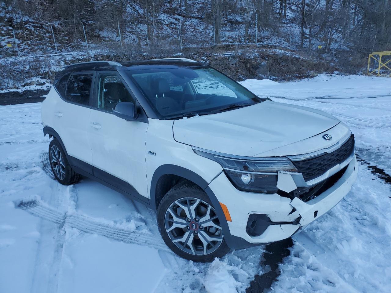 2021 KIA Seltos VIN KNDEUCA2XM7096969 Copart auction photo, rear end / front end damage thumbnail 4