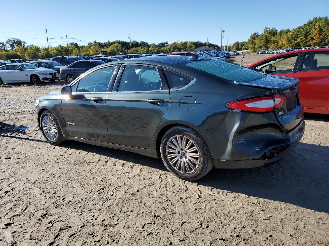 2015 Ford Fusion VIN 3FA6P0LU2FR266249 Copart auction photo, rear end damage thumbnail 2