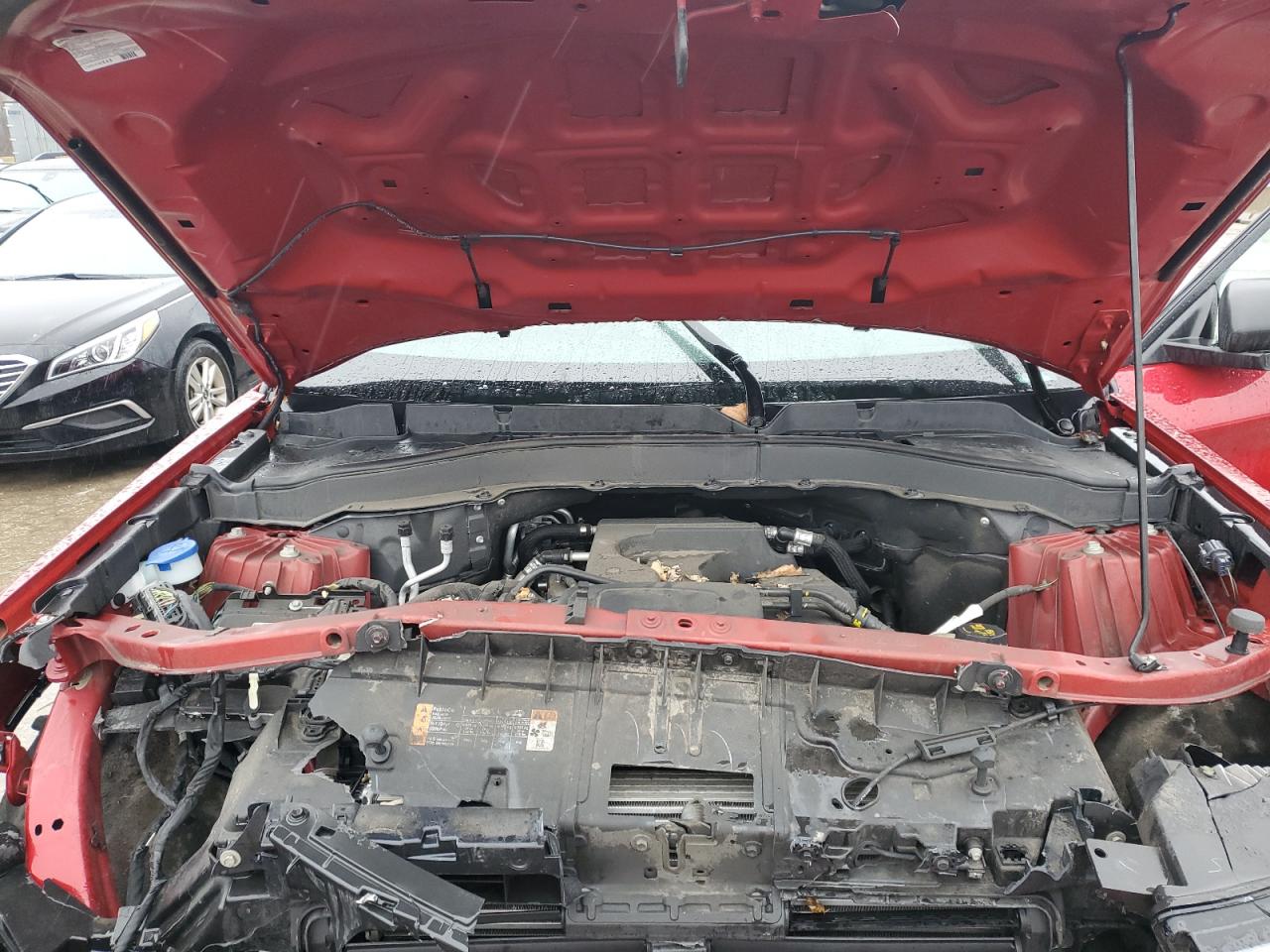 2020 Ford Explorer VIN 1FMSK8DH6LGD00716 Copart auction photo, front end / side damage thumbnail 13