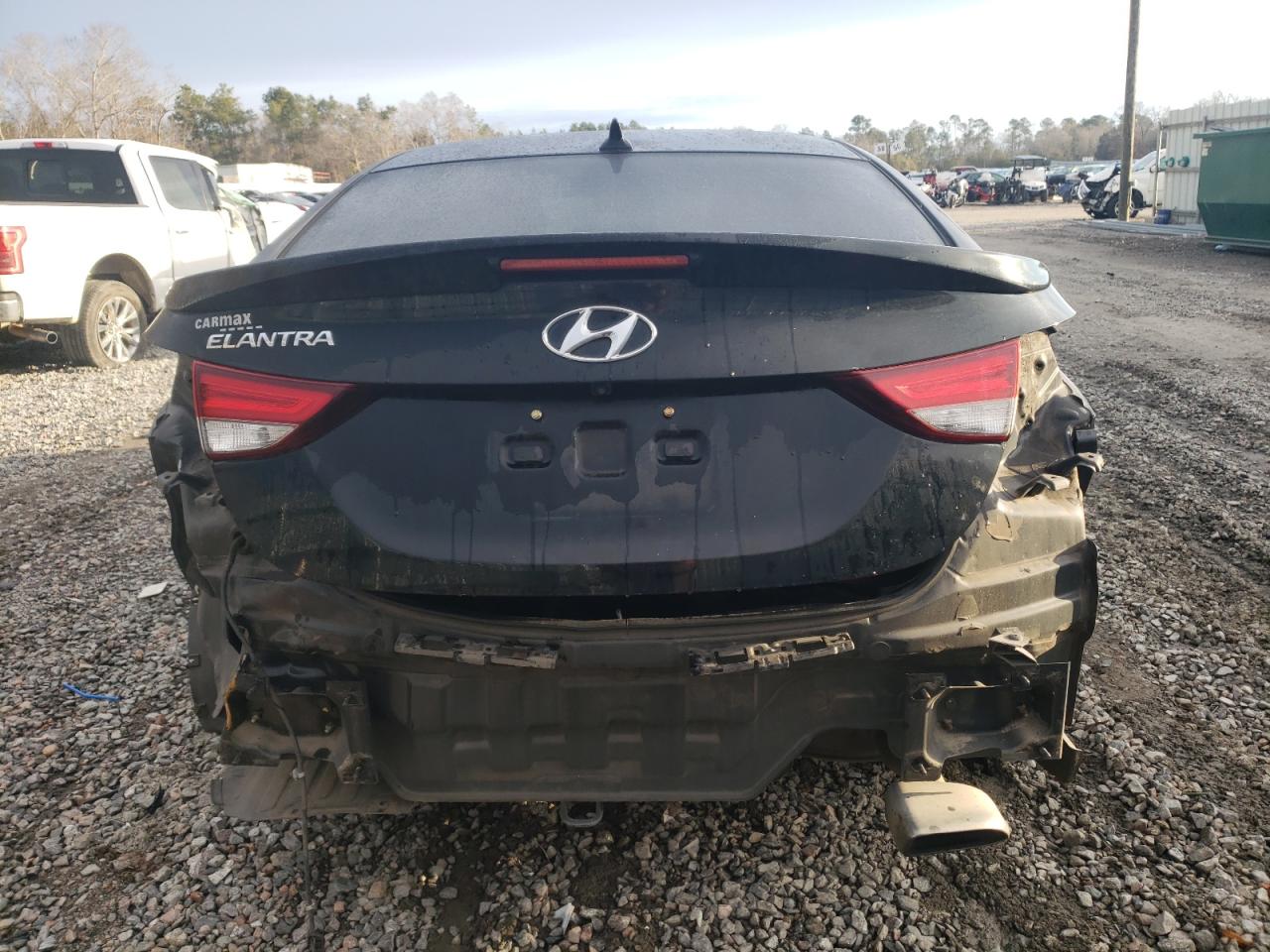 2015 Hyundai Elantra VIN KMHDH4AH4FU229719 Copart auction photo, front end / rear end damage thumbnail 6