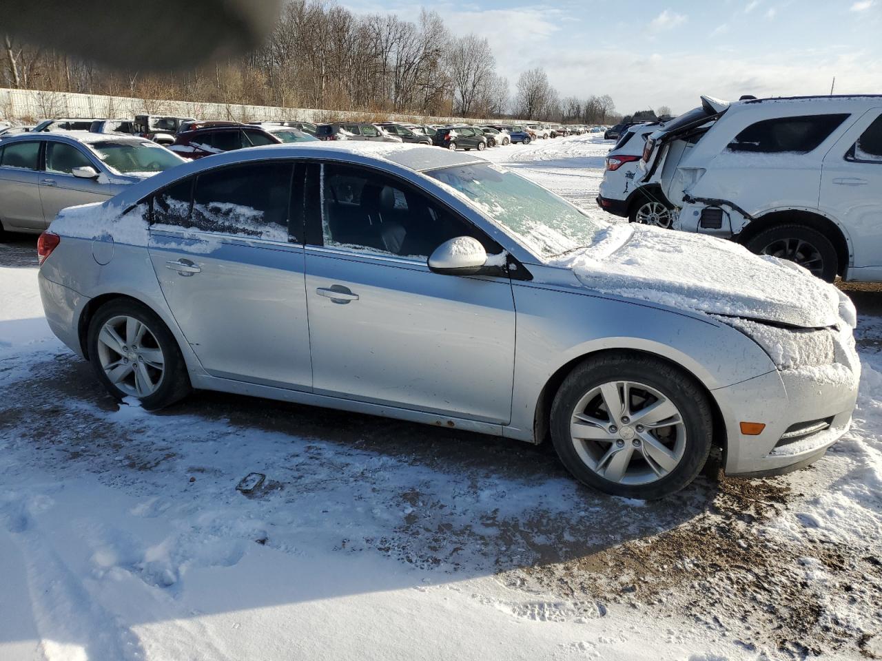 2014 Chevrolet Cruze VIN 1G1P75SZ1E7246405 Copart auction photo, front end / side damage thumbnail 4