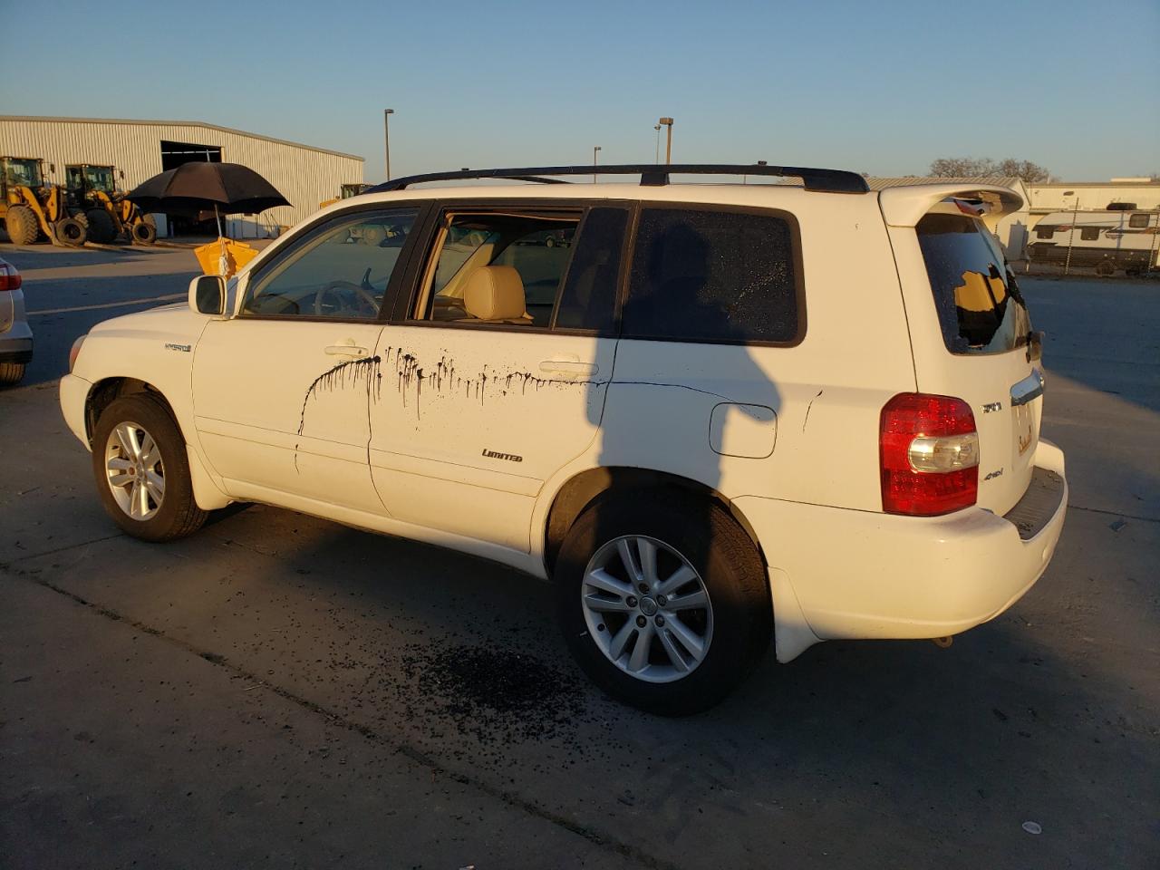 2007 Toyota Highlander VIN JTEEW21A470048291 Copart auction photo, vandalism damage thumbnail 2