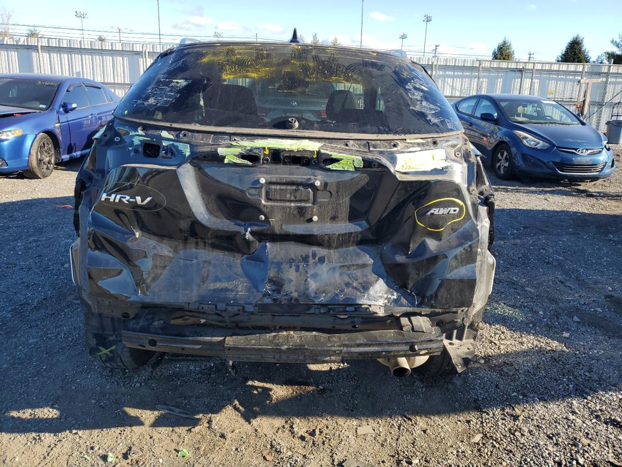 2022 Honda HR-V VIN 3CZRU6H53NM725380 Copart auction photo, rear end / minor dent/scratches damage thumbnail 6