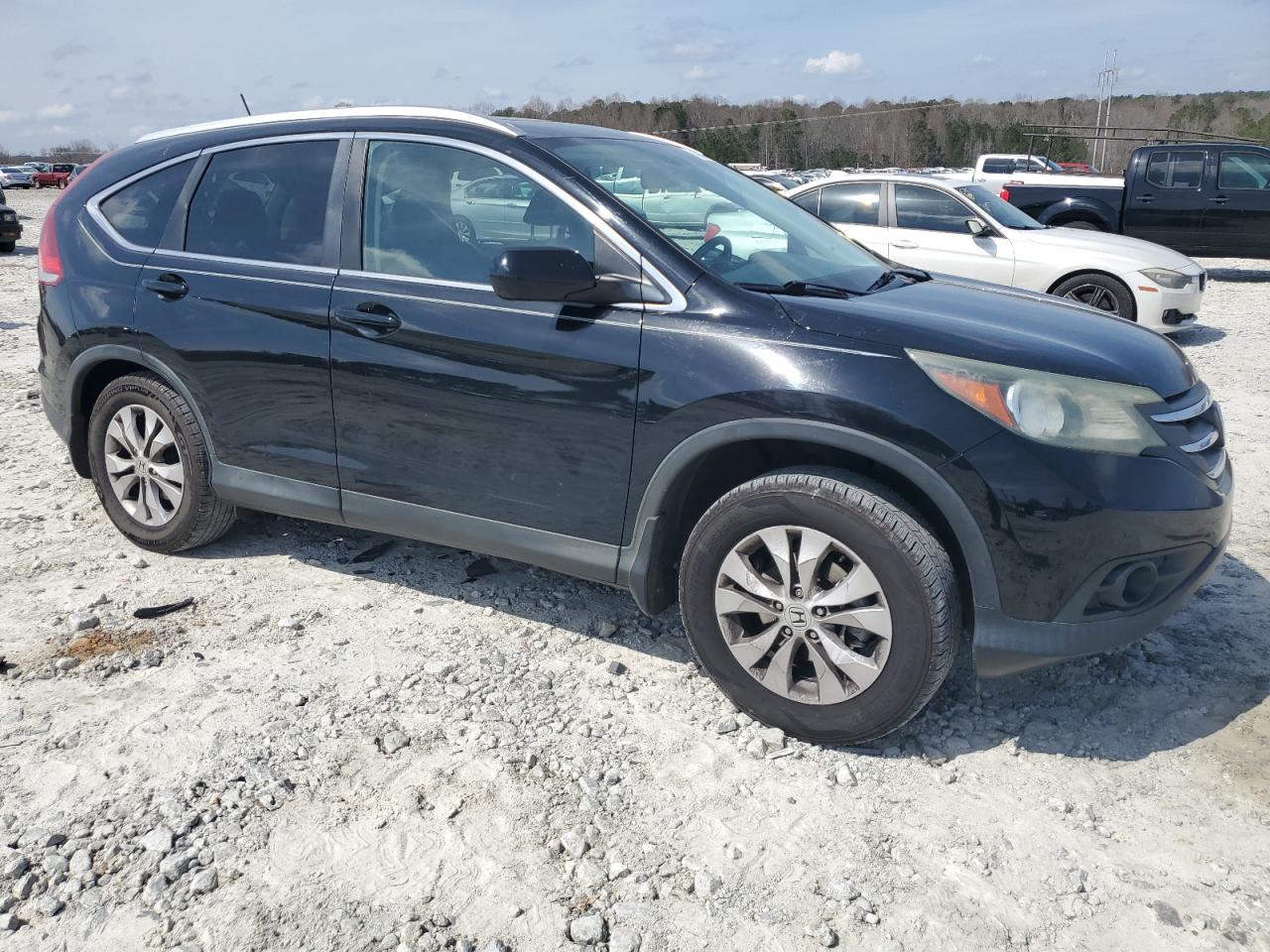 2014 Honda CR-V VIN 2HKRM3H70EH563784 Copart auction photo, side / rear end damage thumbnail 4