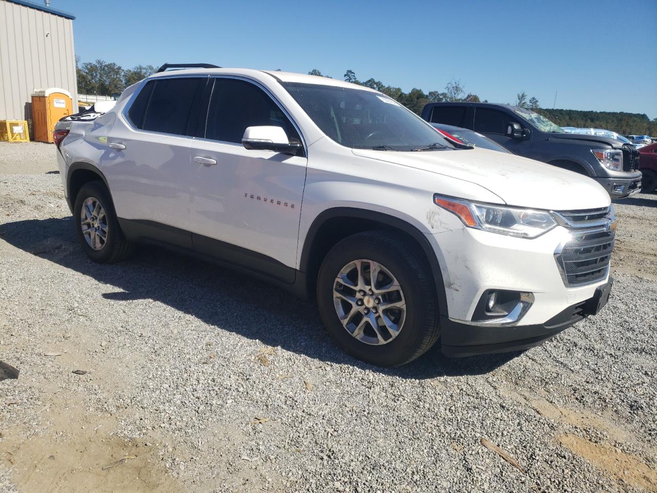 2020 Chevrolet Traverse VIN 1GNERGKW0LJ253332 Copart auction photo, top/roof damage thumbnail 4