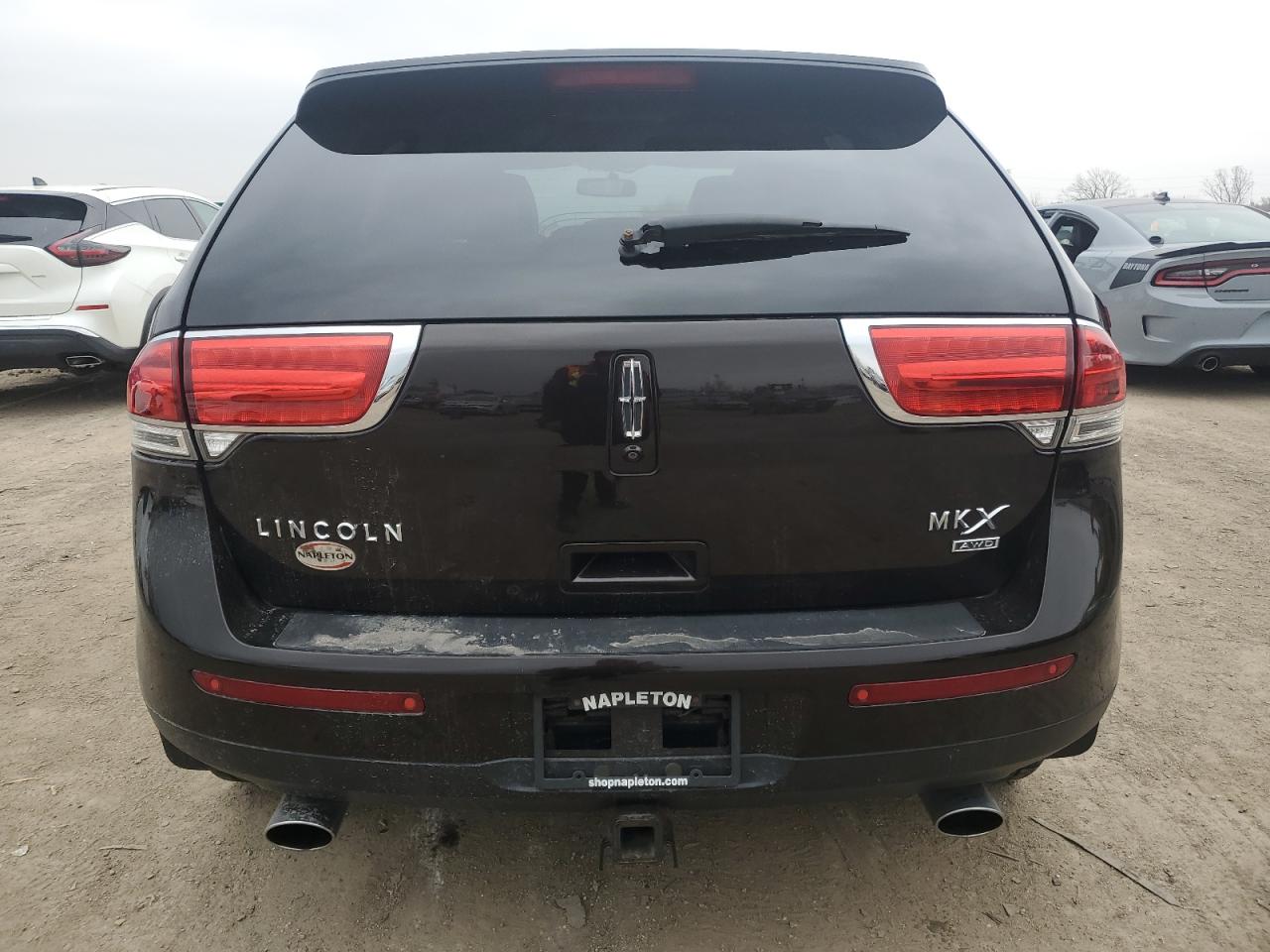 2013 Lincoln MKX VIN 2LMDJ8JKXDBL45327 Copart auction photo, all over damage thumbnail 6