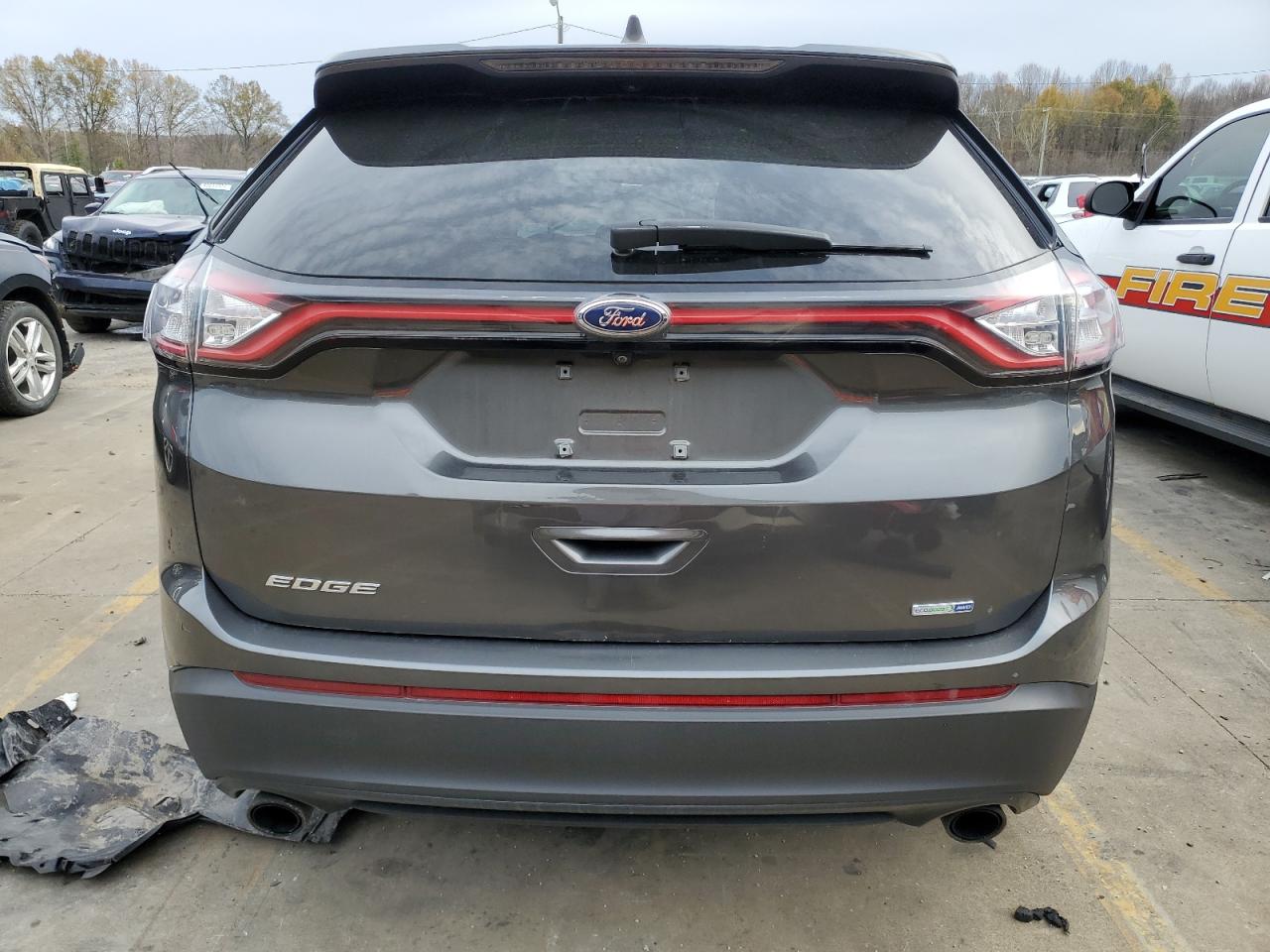 2018 Ford Edge VIN 2FMPK4G96JBB94193 Copart auction photo, front end damage thumbnail 6