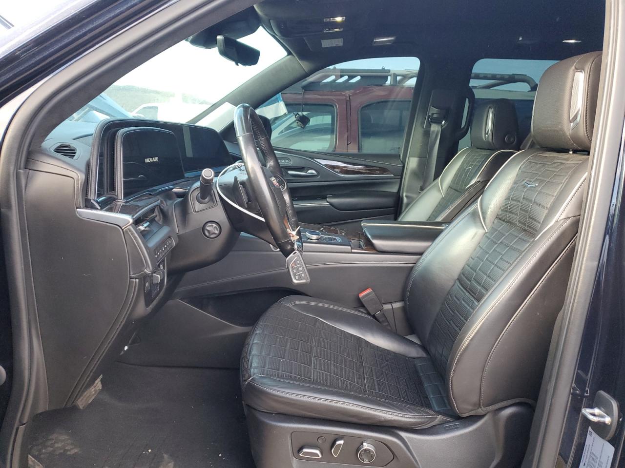 2021 Cadillac Escalade VIN 1GYS4RKL1MR281293 Copart auction photo, front end / rear end damage thumbnail 7