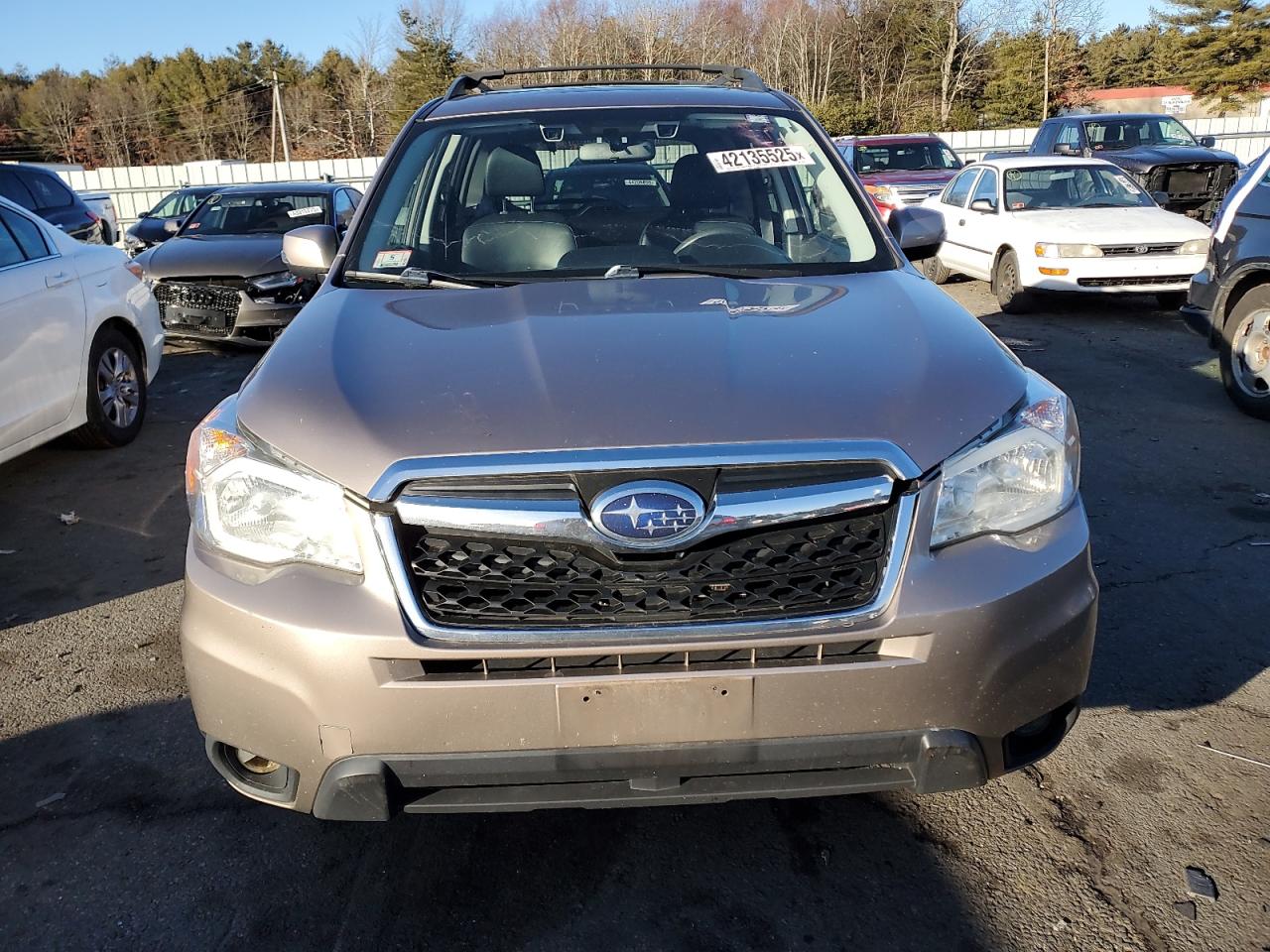 2016 Subaru Forester VIN JF2SJAXC8GH448169 Copart auction photo, rear end / side damage thumbnail 5
