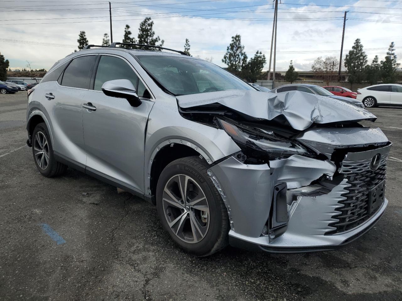 2023 Lexus RX VIN 2T2BAMBAXPC021498 Copart auction photo, front end / rear end damage thumbnail 4