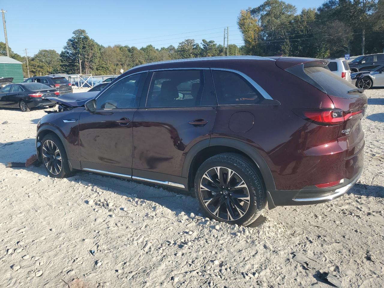 2024 Mazda CX-90 VIN JM3KKEHA2R1133533 Copart auction photo, front end damage thumbnail 2