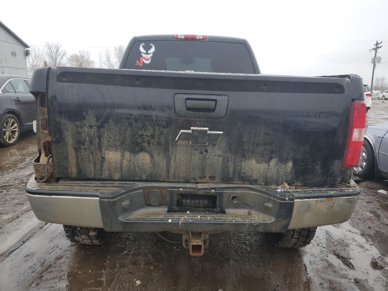 2009 Chevrolet Silverado VIN 1GCEK19CX9Z263401 Copart auction photo, front end / side damage thumbnail 6