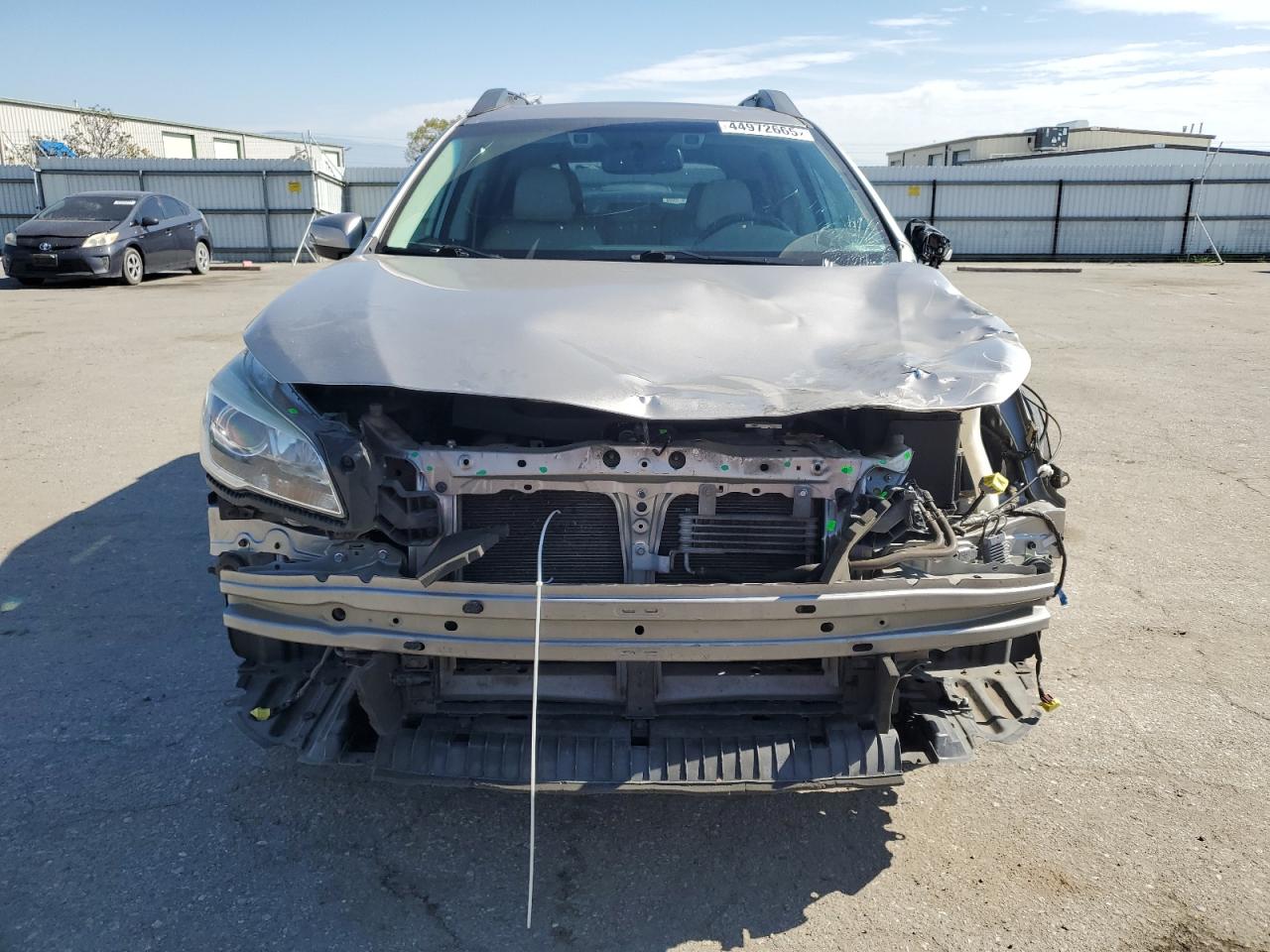 2016 Subaru Outback VIN 4S4BSENC3G3331534 Copart auction photo, front end / side damage thumbnail 5