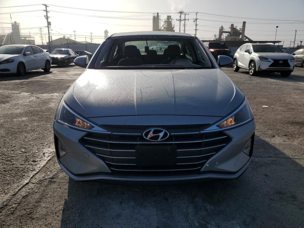 2020 Hyundai Elantra VIN KMHD84LF6LU987410 Copart auction photo, rear end / front end damage thumbnail 5